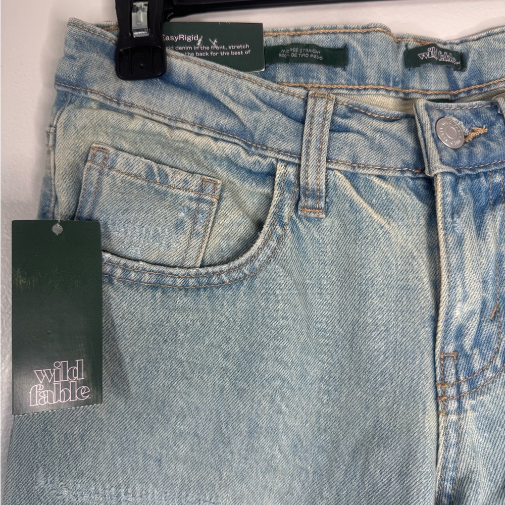 Wild Fable Light Blue Distressed Jeans - Picture 2 of 3